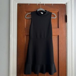 Black mini dress